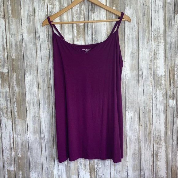 Lane Bryant Dark Purple Fitted Cami - Picture 3 of 7